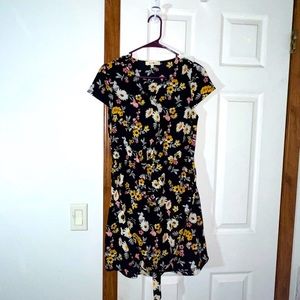 Black Flower dress